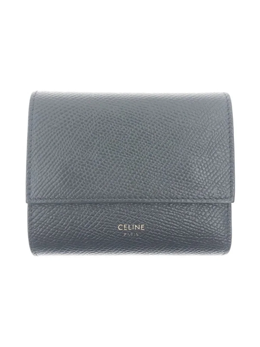 Celine Small Trifold Wallet Black